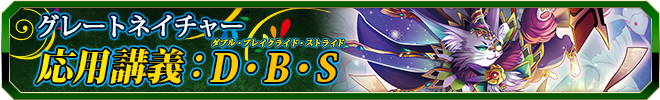 応用講義:D・B・S(ダブル・ブレイクライド・ストライド)