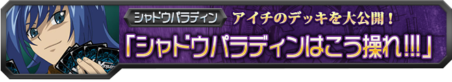 【ヴァンガ塾】シャドウパラディンはこう操れ!!!