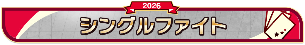 シングルファイトファイト