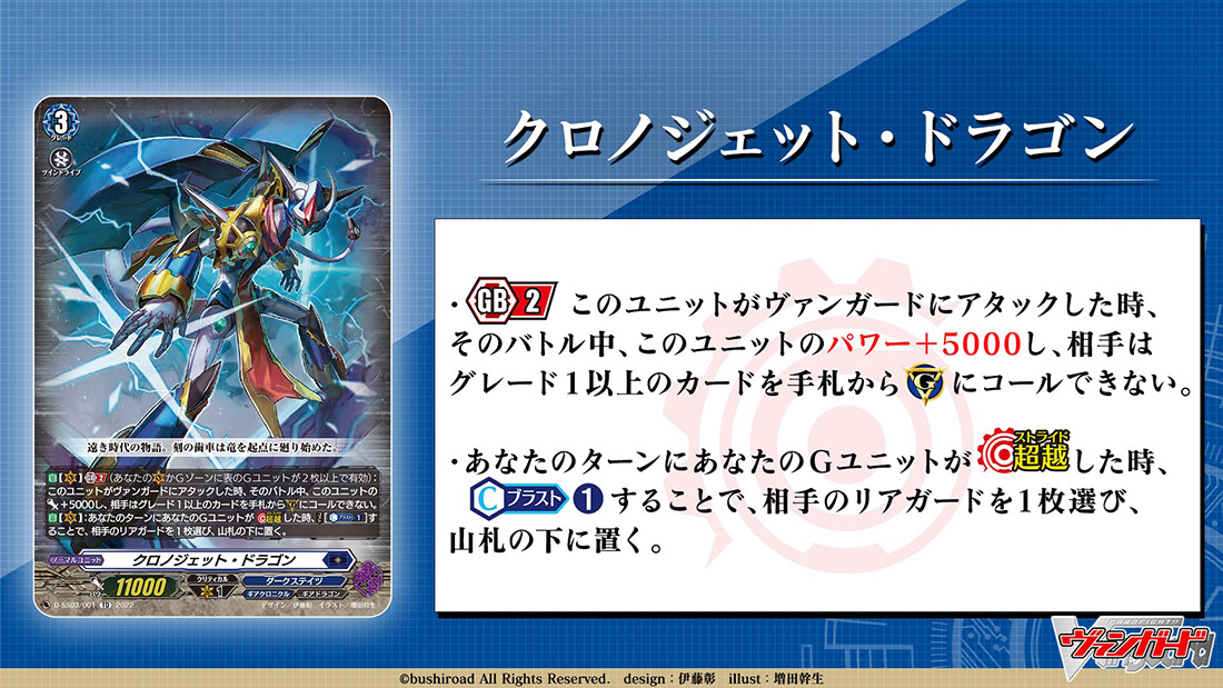 スペシャルシリーズ第3弾「Stride Deckset Chronojet(ストライド