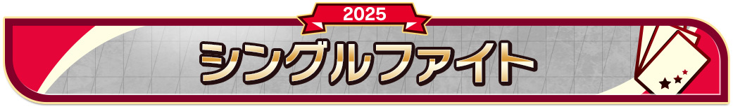 シングルファイトファイト